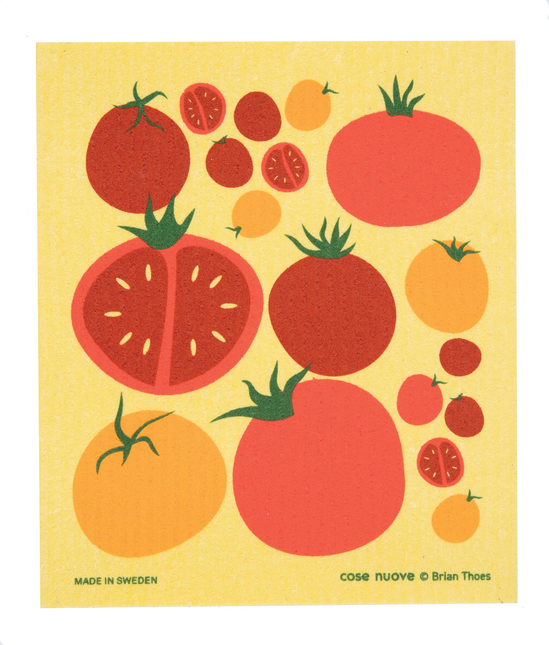 Tomatoes Swedish Dishcloth