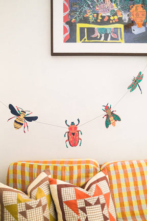Insects Sewn Garland - East End Press - bluecashew kitchen homestead