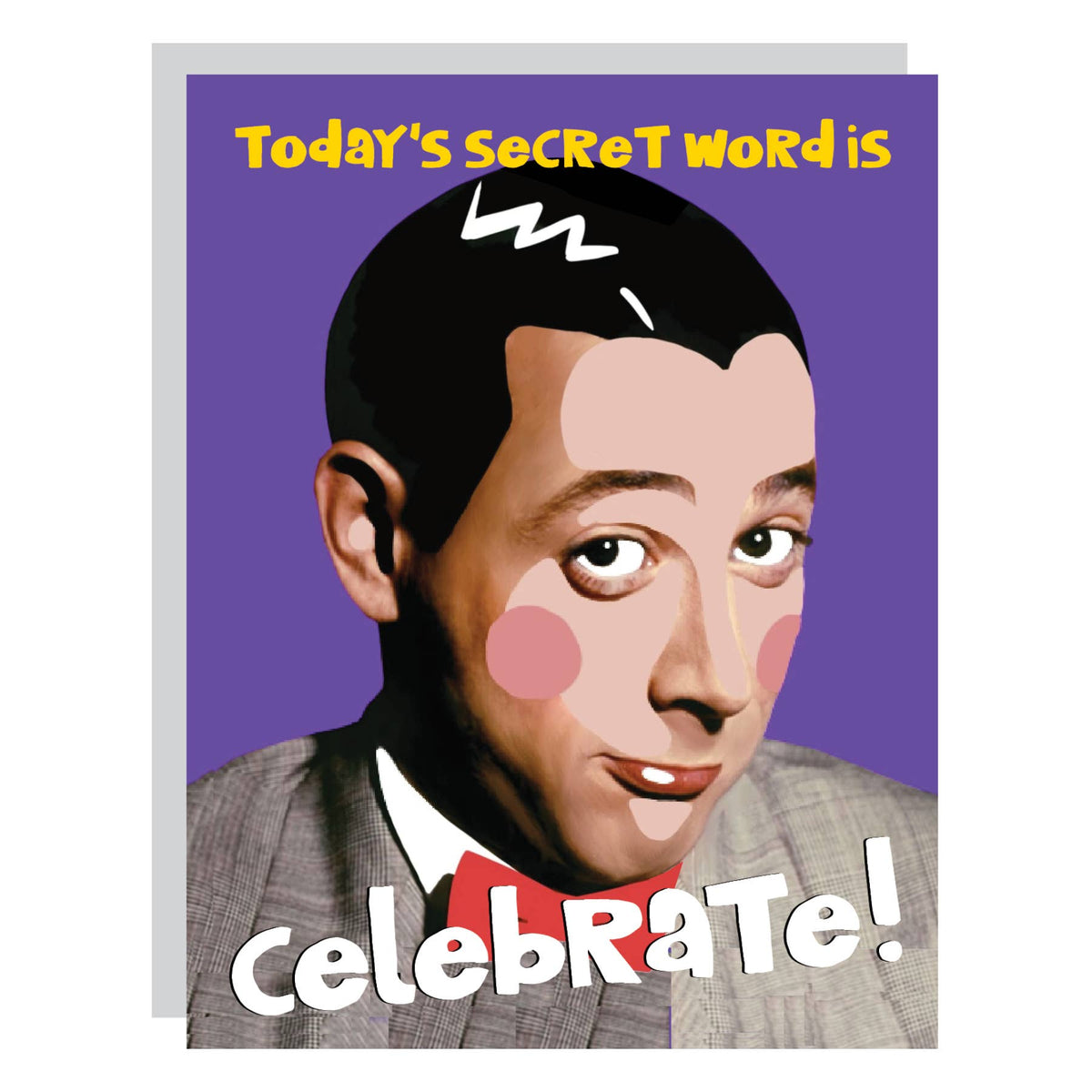 Pee Wee Herman Birthday Card