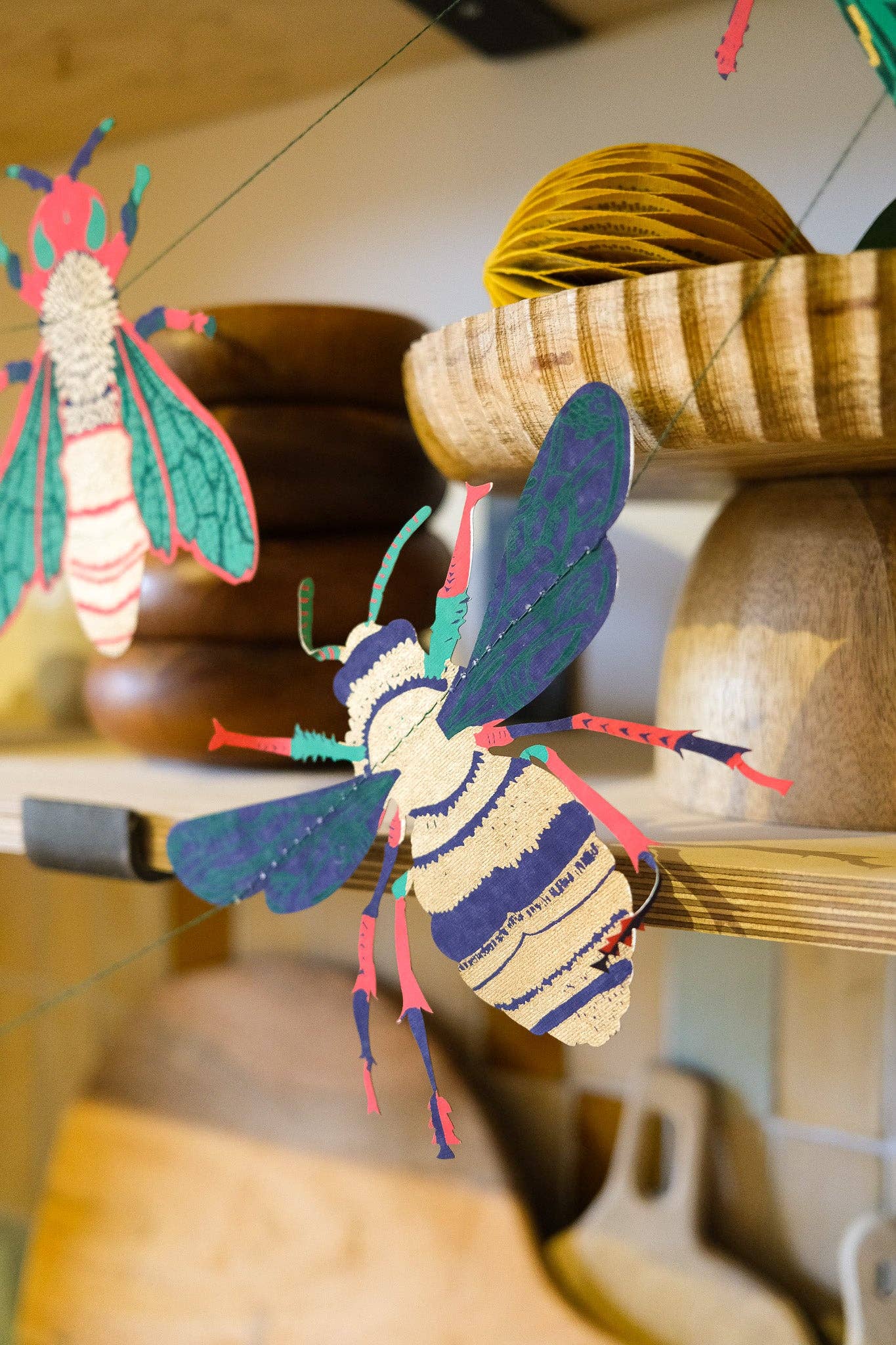 Insects Sewn Garland - East End Press - bluecashew kitchen homestead