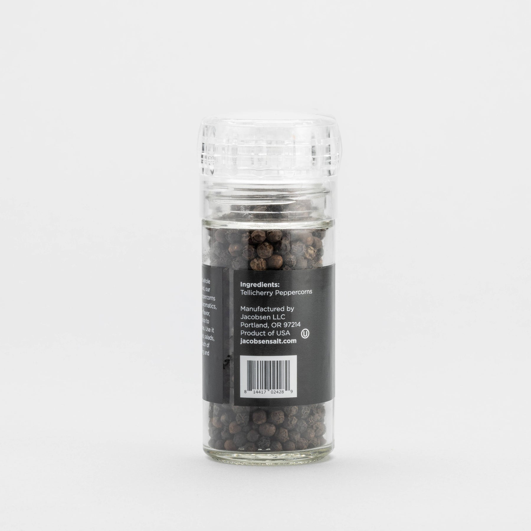 Tellicherry Peppercorn Grinder - Jacobsen Salt Co. - bluecashew kitchen homestead