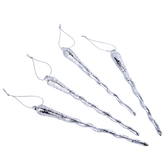 Glass Icicles (set of 4)