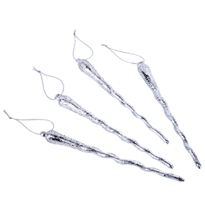 Glass Icicles (set of 4)