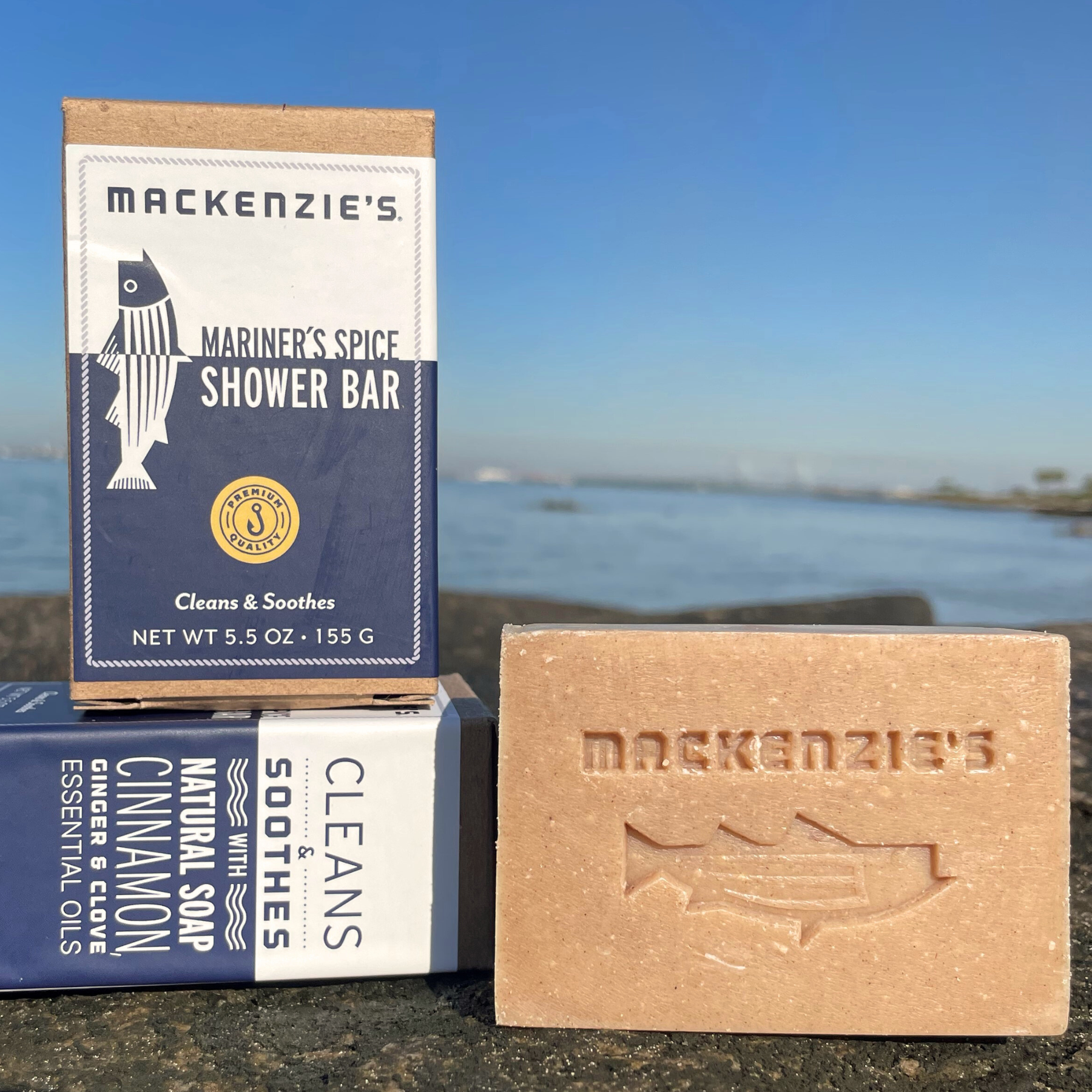 Mariner's Spice Shower Bar - MacKenzie's Fisherman - Bluecashew Kitchen Homestead