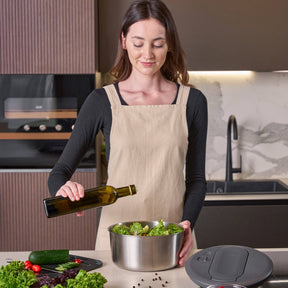 Swift Dry Stainless Steel Salad Spinner | Small - DKHB [Zyliss, Cole & Mason, Swissmar, AdHoc, Ken Hom] - bluecashew kitchen homestead