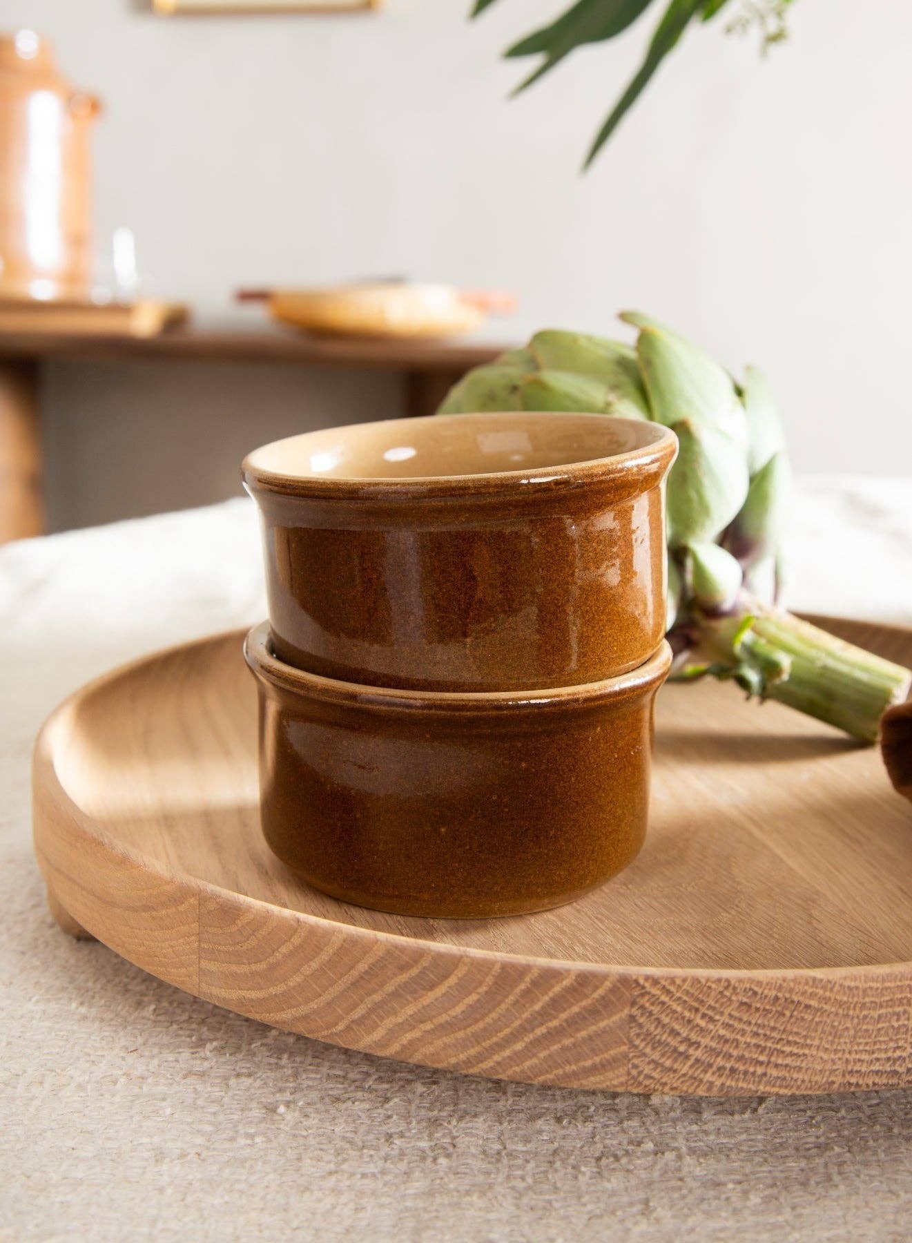 Round Bowl: Brown / X Small - Une Vie Nomade - bluecashew kitchen homestead