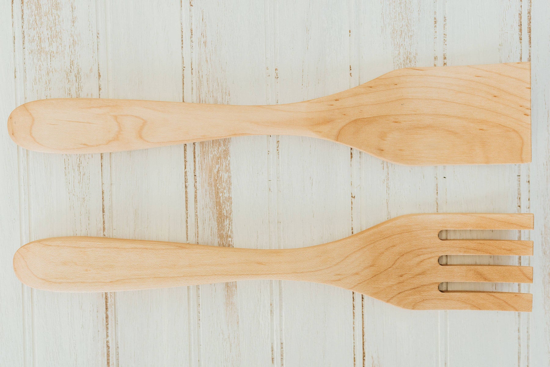 Beech Wood Salad Servers