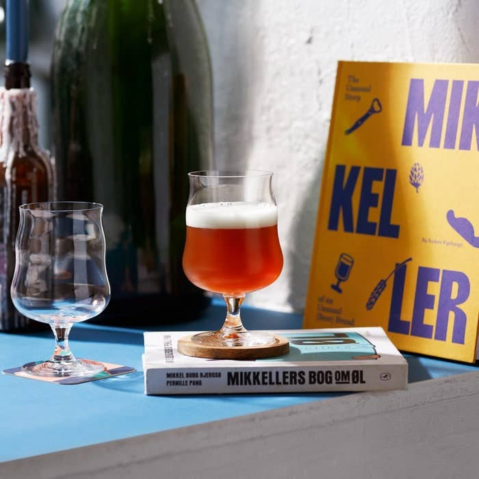 Holmegaard & Mikkeller- Footed Beer Glasses -13.5oz-Set of 2 - Danish Design Collective - bluecashew kitchen homestead