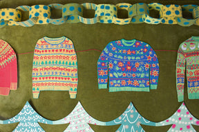 Christmas Jumpers Garland - East End Press - Bluecashew Kitchen Homestead