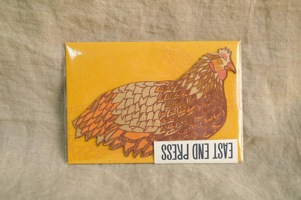 Chicken Greeting Card: C6 - East End Press - Bluecashew Kitchen Homestead