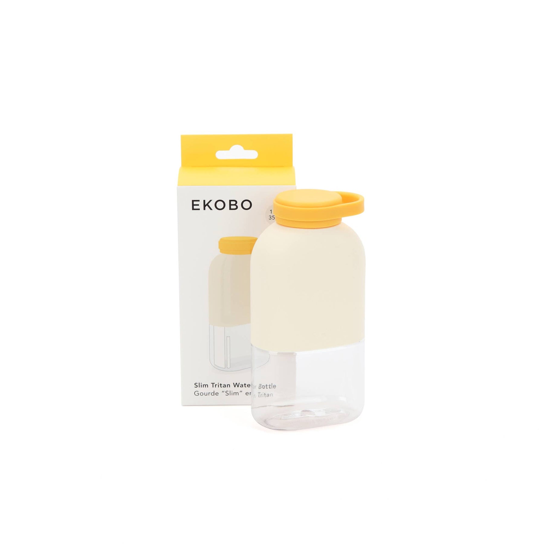 Slim Water Bottle | Ivory + Mimosa
