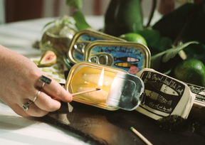 Tinned Fish Candle | Olive Oil + Sea Salt