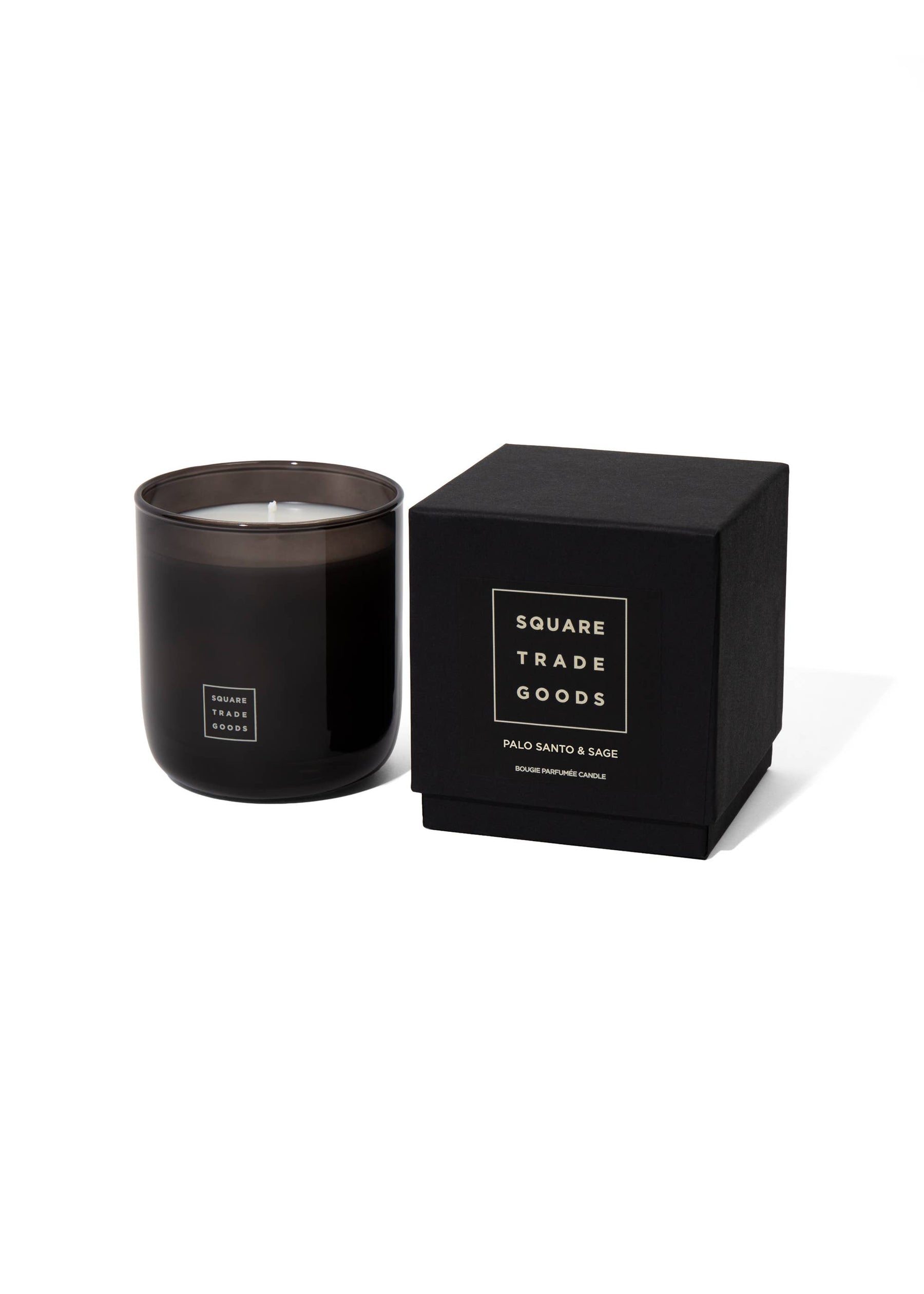Palo Santo & Sage 10 oz. Candle - Square Trade Goods Co - bluecashew kitchen homestead