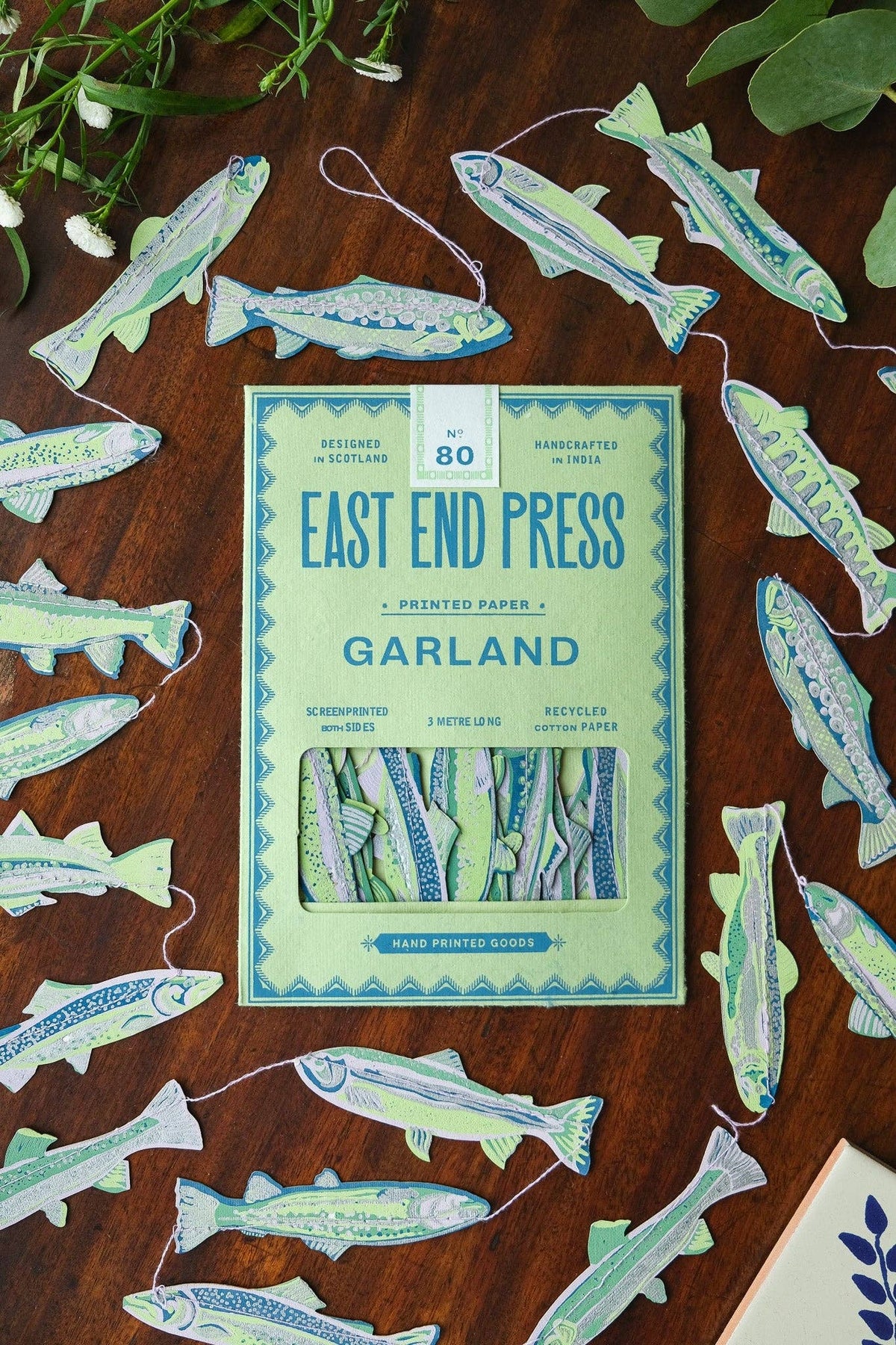 Tasty Anchovies Sewn Garland