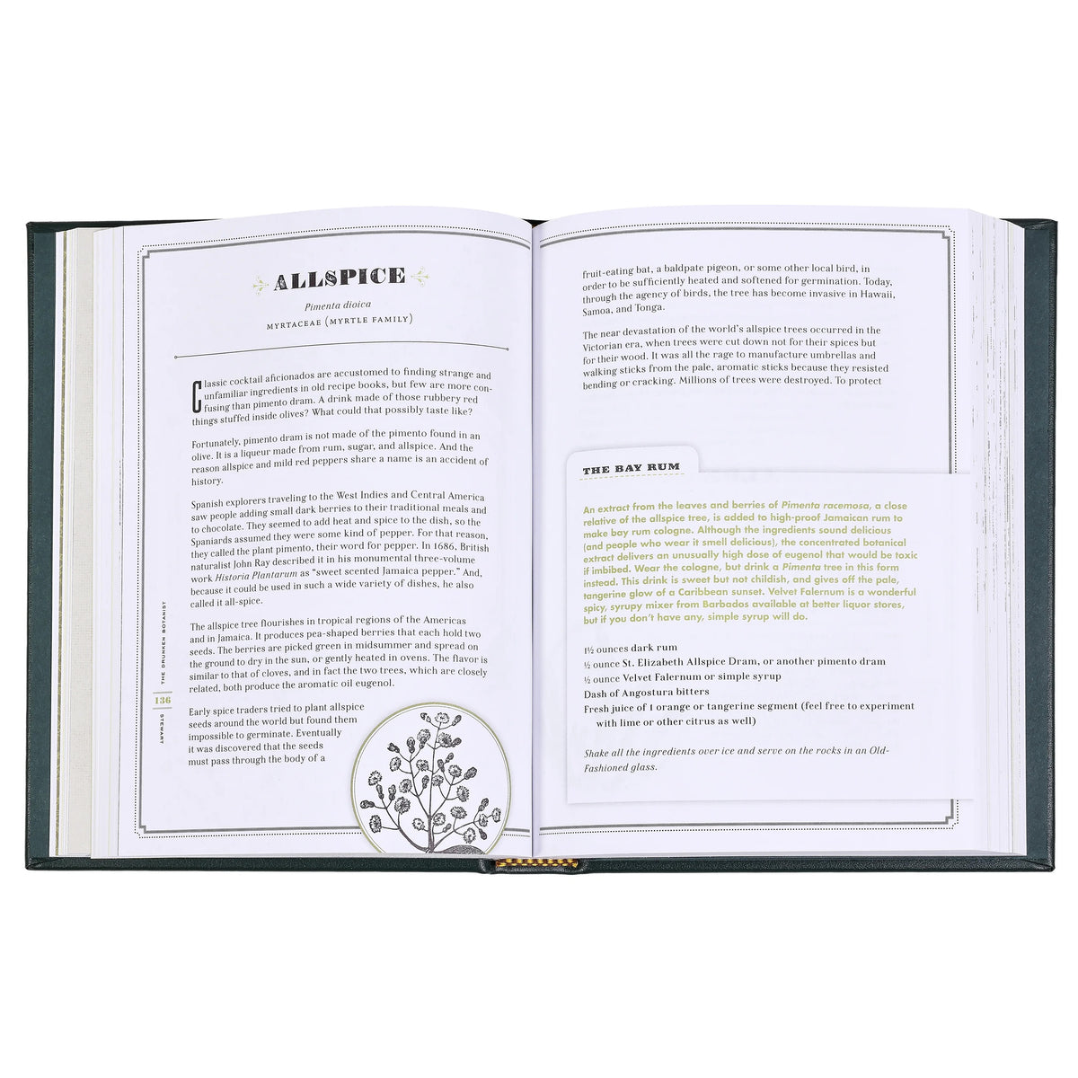 The Drunken Botanist | Leather Bound Edition - graphic image - bluecashew kitchen homestead