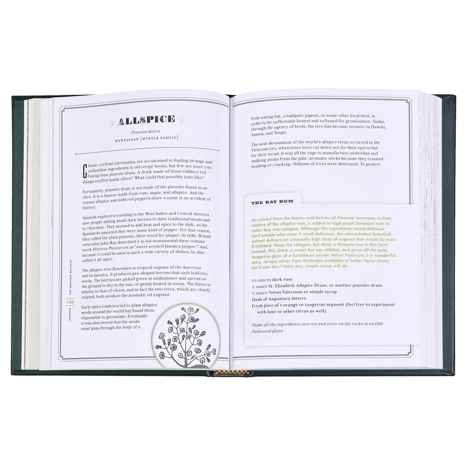 The Drunken Botanist | Leather Bound Edition - graphic image - bluecashew kitchen homestead