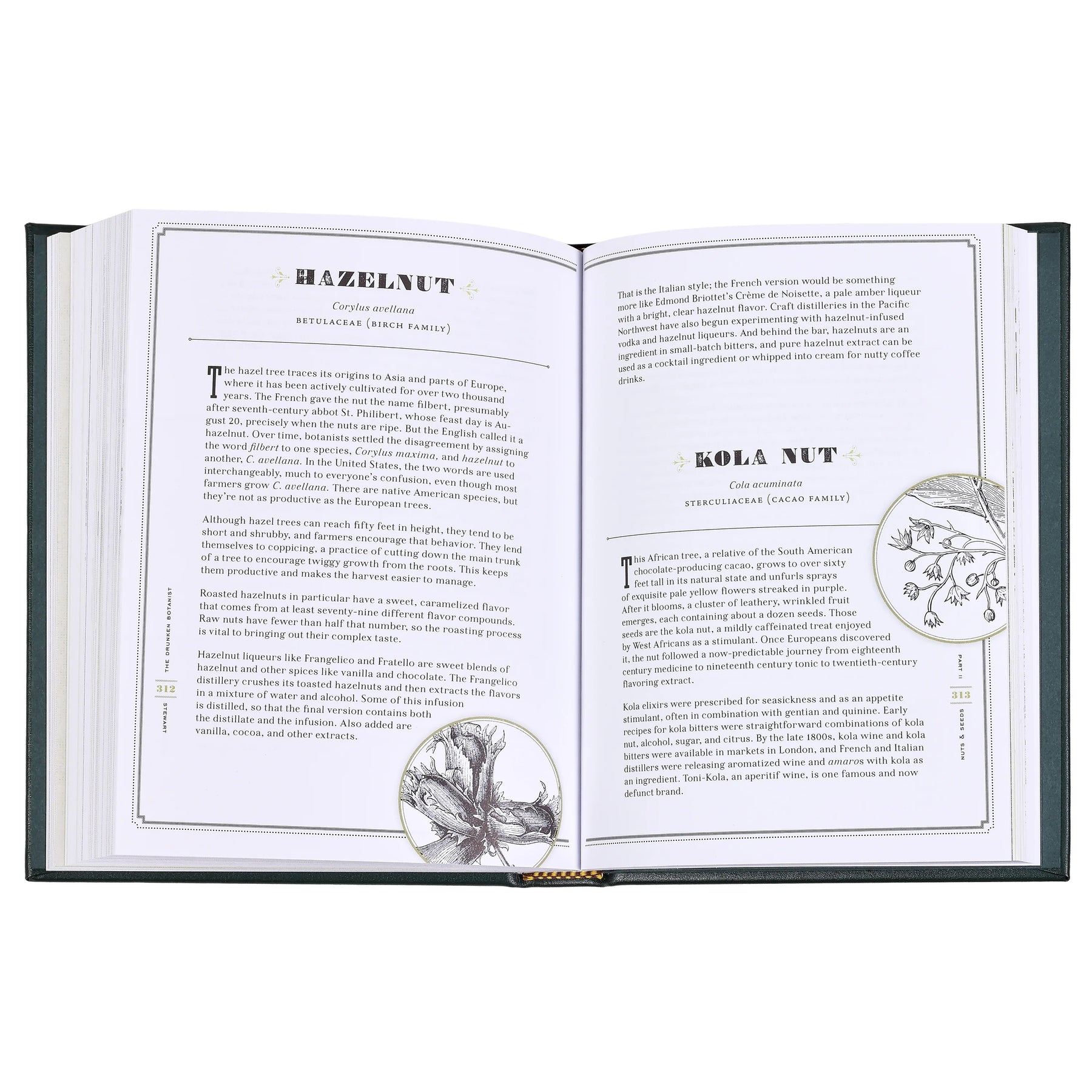 The Drunken Botanist | Leather Bound Edition - graphic image - bluecashew kitchen homestead
