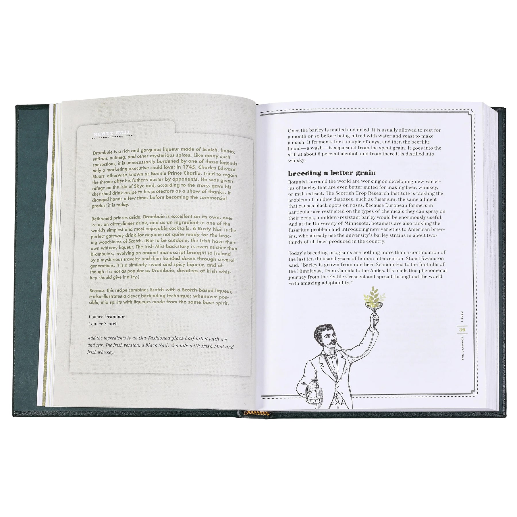 The Drunken Botanist | Leather Bound Edition - graphic image - bluecashew kitchen homestead