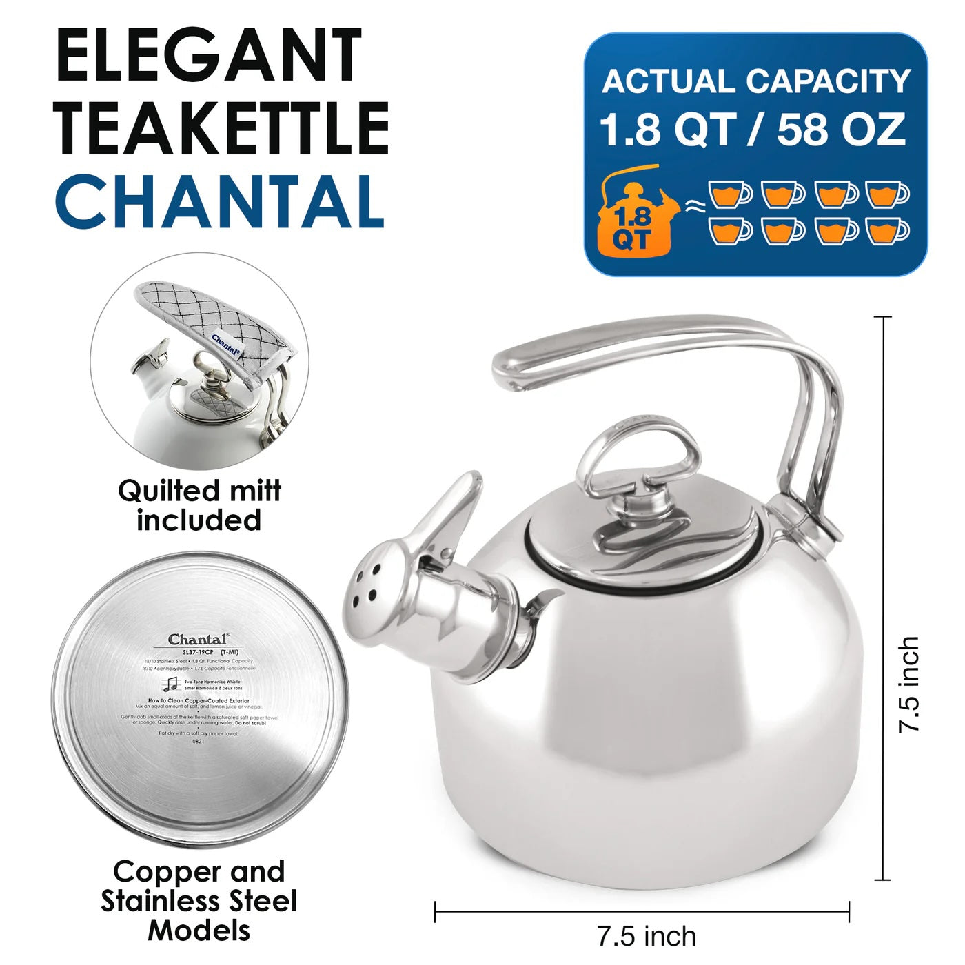 Classic Teakettle | Stainless Steel