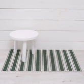 Boardwalk Stripe Shag Utility Mat | Fern