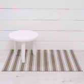 Boardwalk Stripe Shag Utility Mat | Walnut