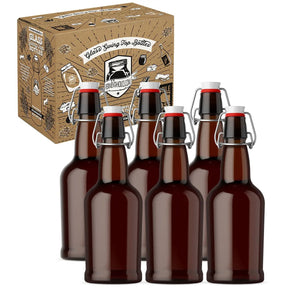 Glass Swing Bottle with Cap