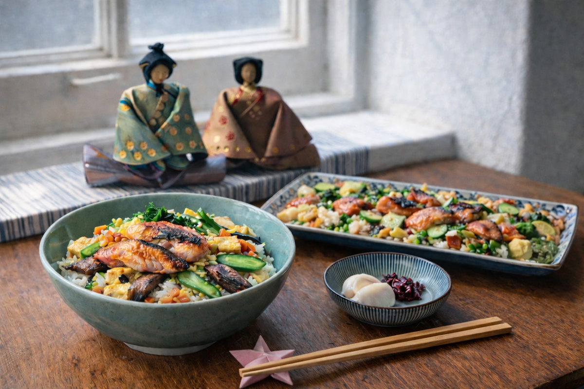 Chirashi Sushi with Reiko Nak | Saturday 03.07.26 @3pm - Kitchen Workshops - bluecashew kitchen homestead