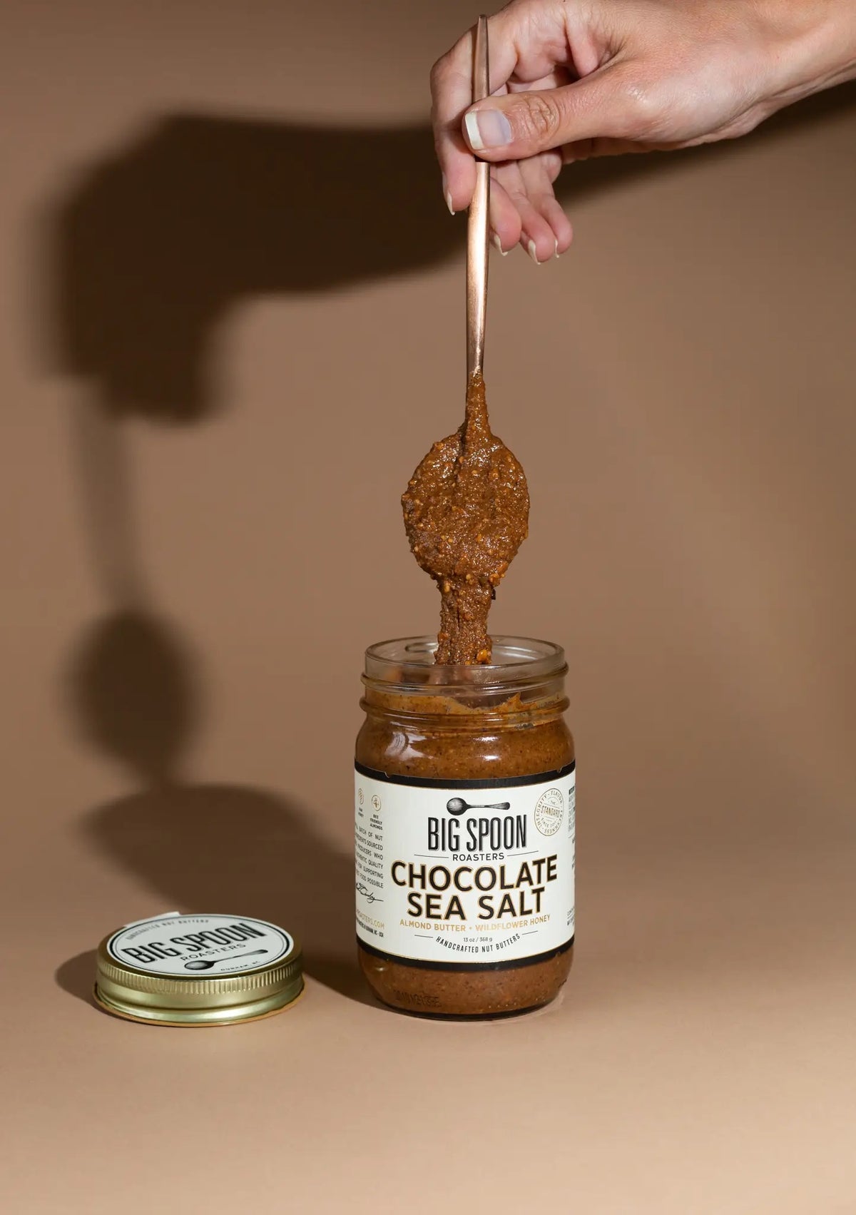 Chocolate Sea Salt Almond Butter - Big Spoon Roasters - Bluecashew Kitchen Homestead