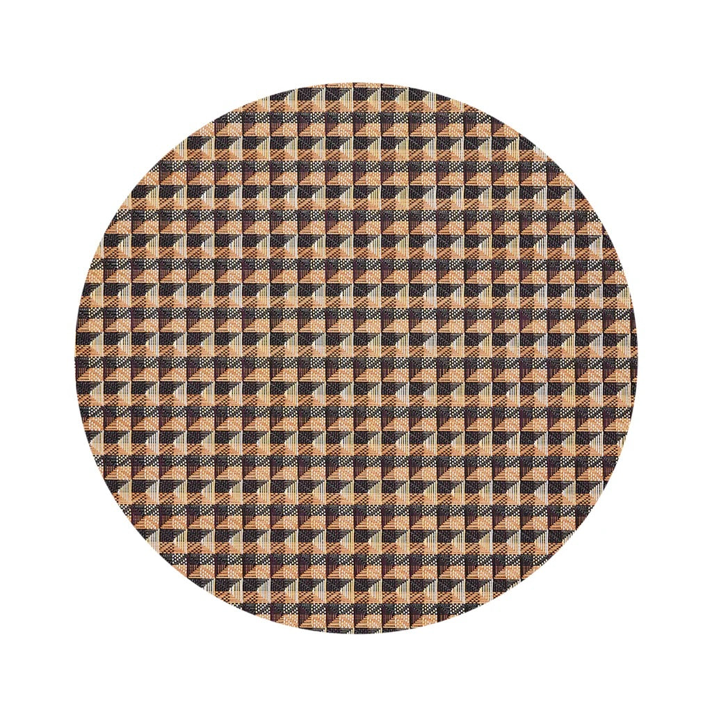Crane Round Table Mat | Honey - Chilewich LLC - bluecashew kitchen homestead