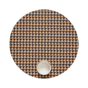 Crane Round Table Mat | Honey - Chilewich LLC - bluecashew kitchen homestead