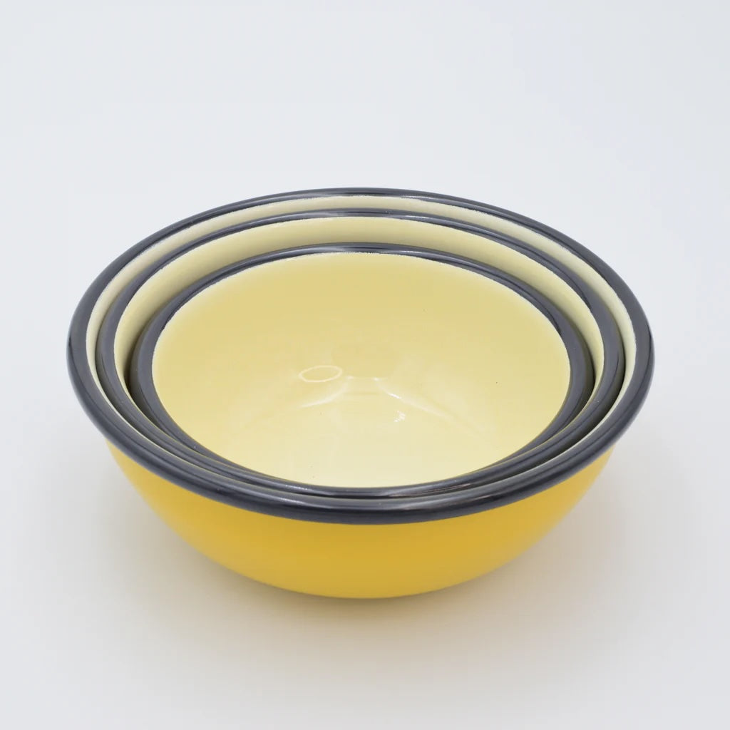 Enamel Bowls (set of 3) | Buoy - Earth & Nest - bluecashew kitchen homestead
