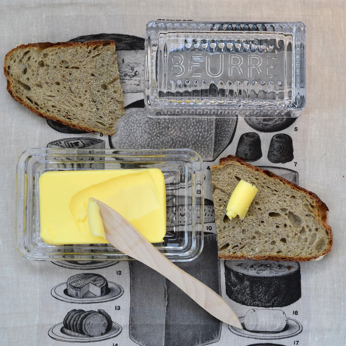 'Euro' Butter Dish - Earth & Nest - bluecashew kitchen homestead