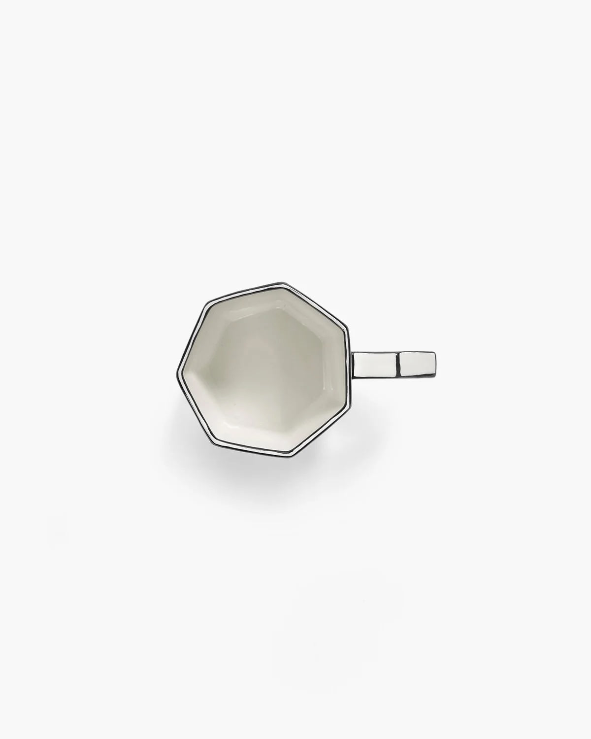 Tea Cup | White - Black Carte Blanch