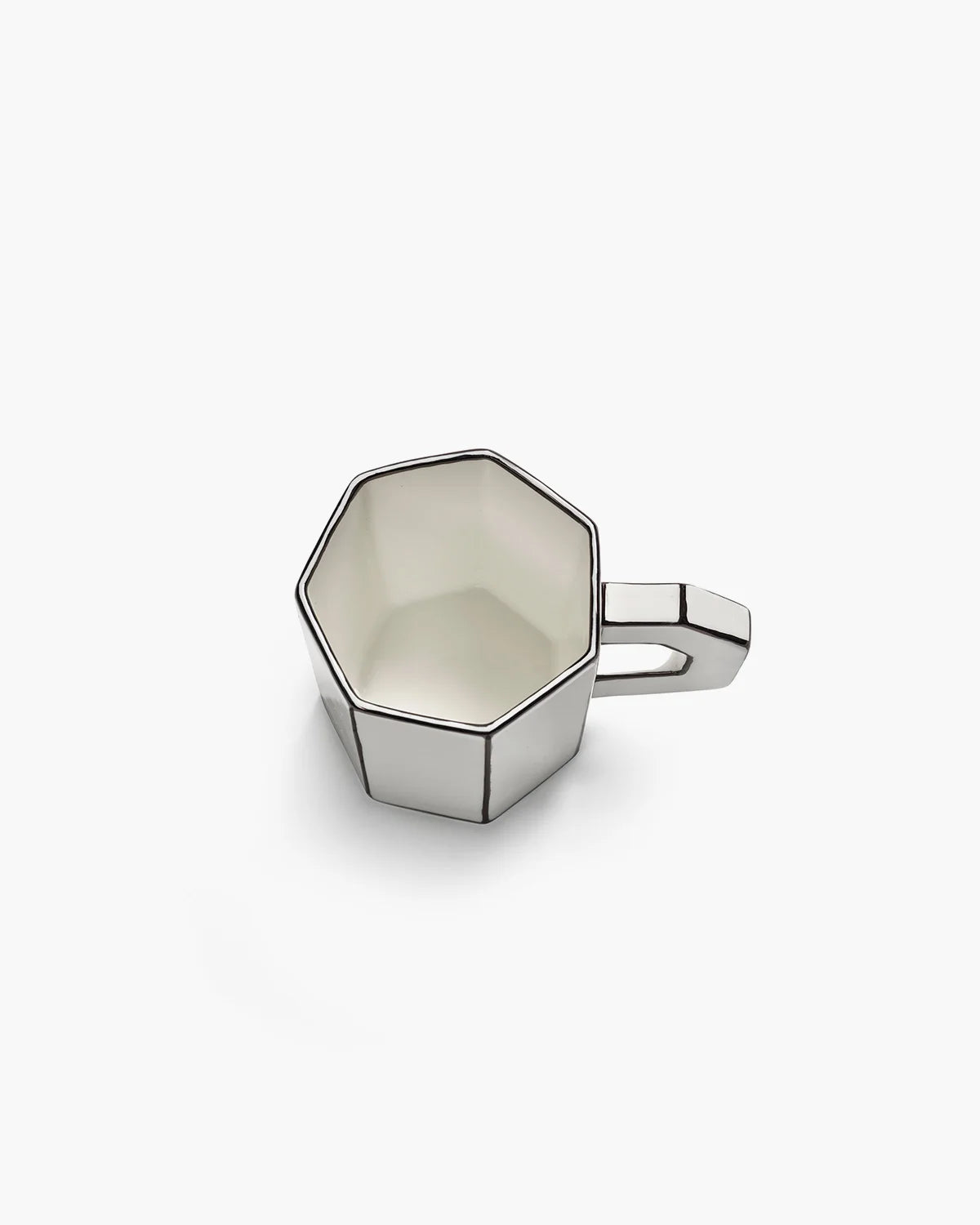 Tea Cup | White - Black Carte Blanch