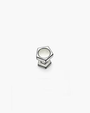 Egg Cup | White - Black Carte Blanche