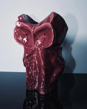 Marni Owl Vase L | Aubergine