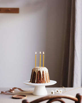 20 Beeswax Birthday Candles - Ovo Things - Bluecashew Kitchen Homestead