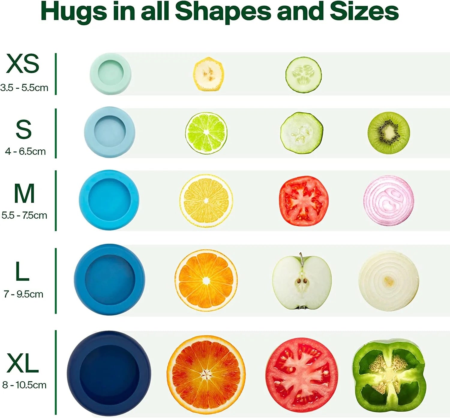 Food Huggers (set of 5)