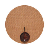 Foxtail Round Table Mat | Honey - Chilewich LLC - bluecashew kitchen homestead