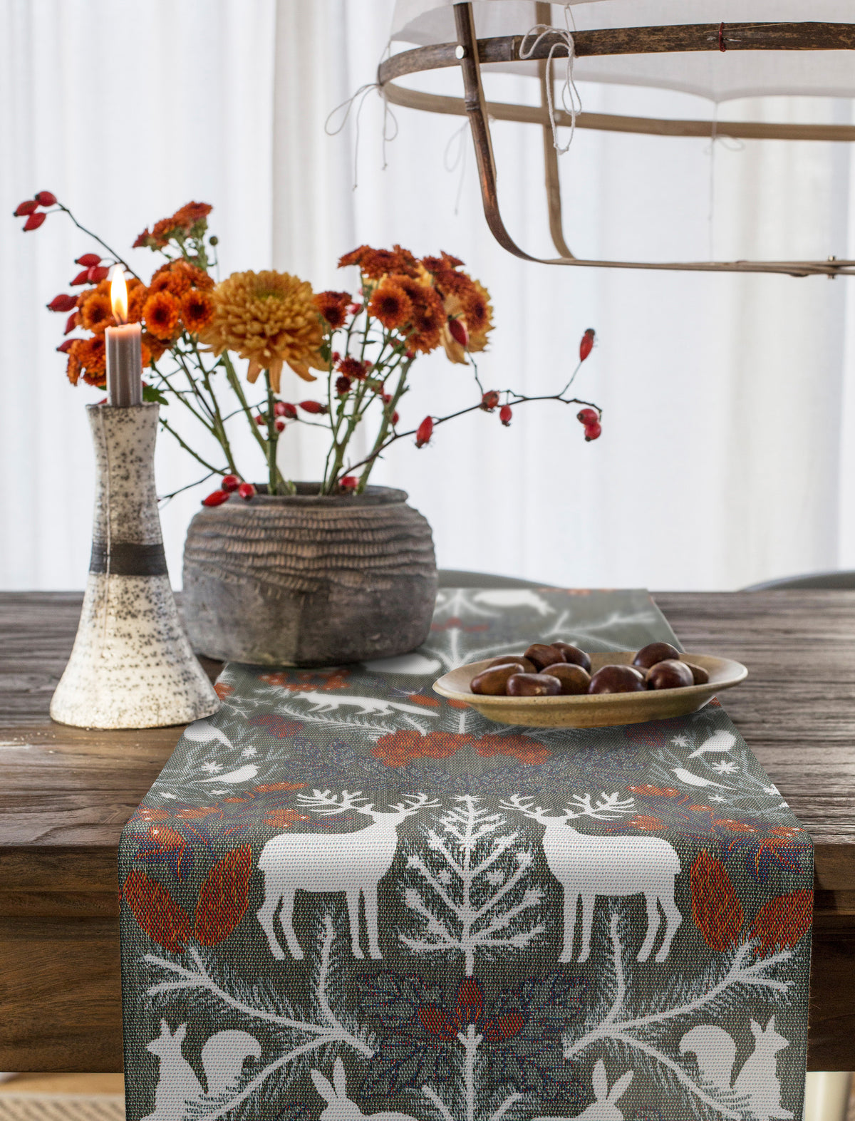 HJORTNÄS Table Runner - Ekelund - Bluecashew Kitchen Homestead