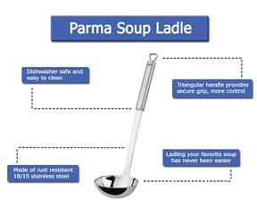 Parma Soup Ladle - Frieling - bluecashew kitchen homestead