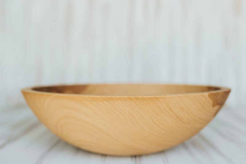 15" Beechwood Bowl with Bee's Oil Finish - Holland Bowl MillHolland Bowl Mill - Bluecashew Kitchen Homestead