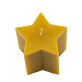 Beeswax Star Candle