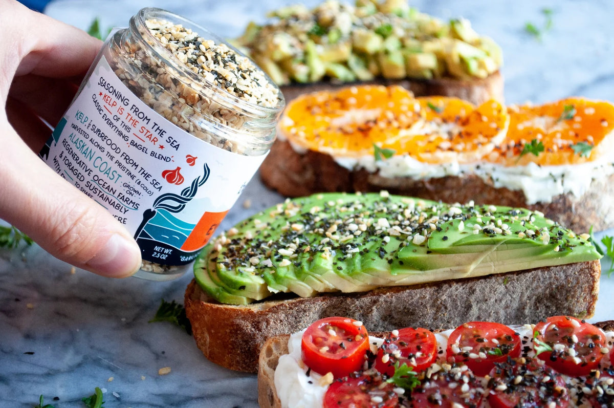 Everything Bagel Kelp Seasoning - barnacle foods - Bluecashew Kitchen Homestead