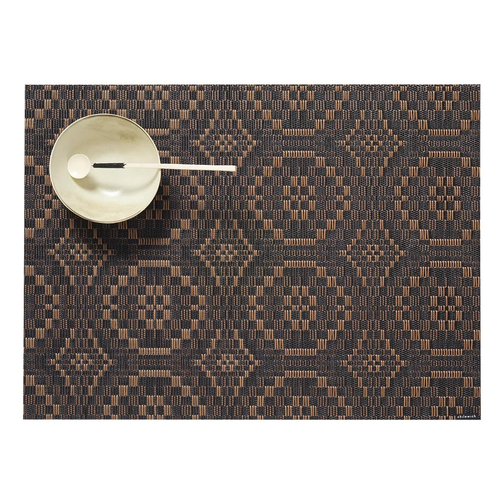 Overshot Table Mat | Tiger Eye - Chilewich LLC - bluecashew kitchen homestead