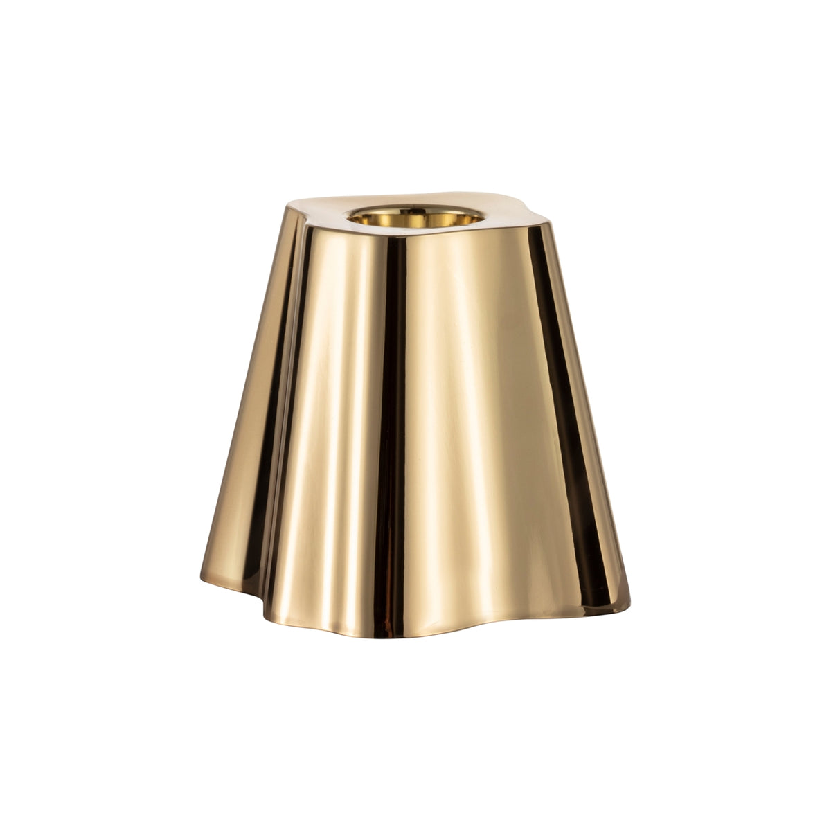 Aalto Brass Candle Holder 65mm - Iittala - bluecashew kitchen homestead