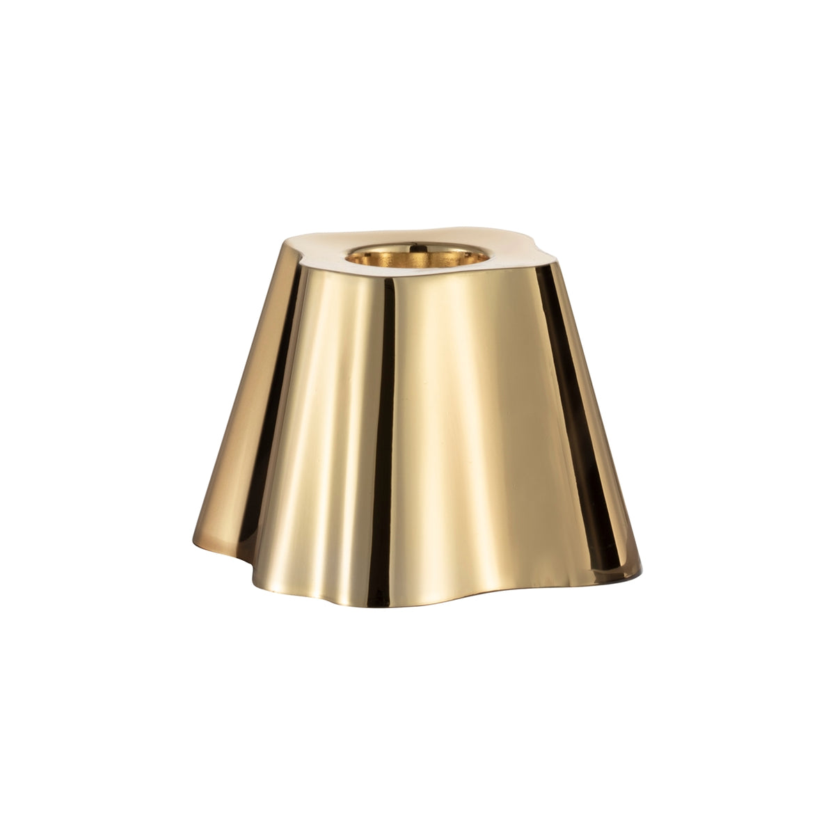Aalto Brass Candle Holder 55mm - Iittala - bluecashew kitchen homestead