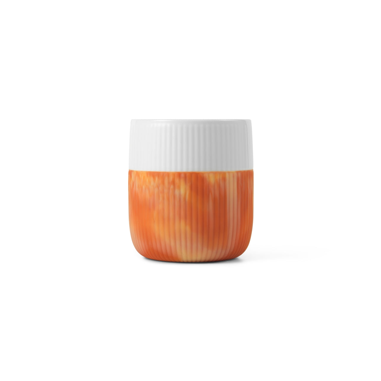 Fluted Contrast Mug | Warm Ochre Marble - Royal Copenhagen - bluecashew kitchen homestead