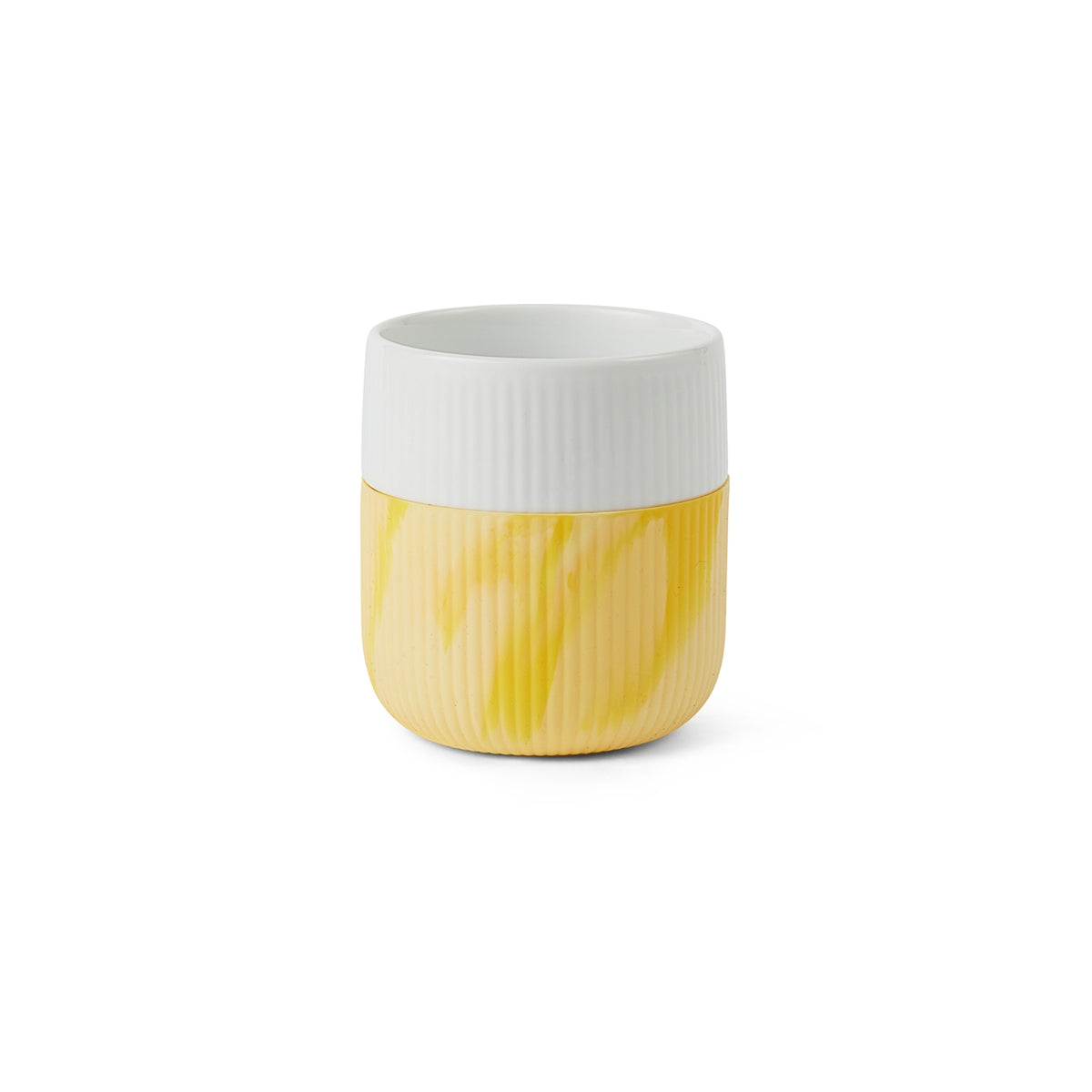 Fluted Contrast Mug | Bright Sun