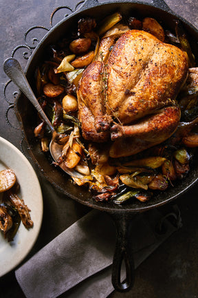 Phenomenal Roast Chickens with Melina Hammer | Saturday 11.02.24 @ 5pm - Kitchen Workshops - Bluecashew Kitchen Homestead